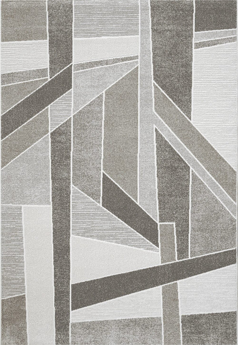 Milano Linear Cubist Gold Rug