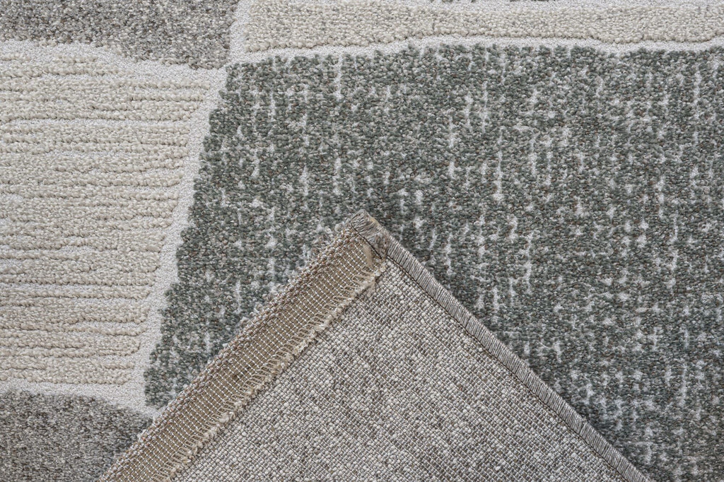 Milano Stone Abstract Green Rug