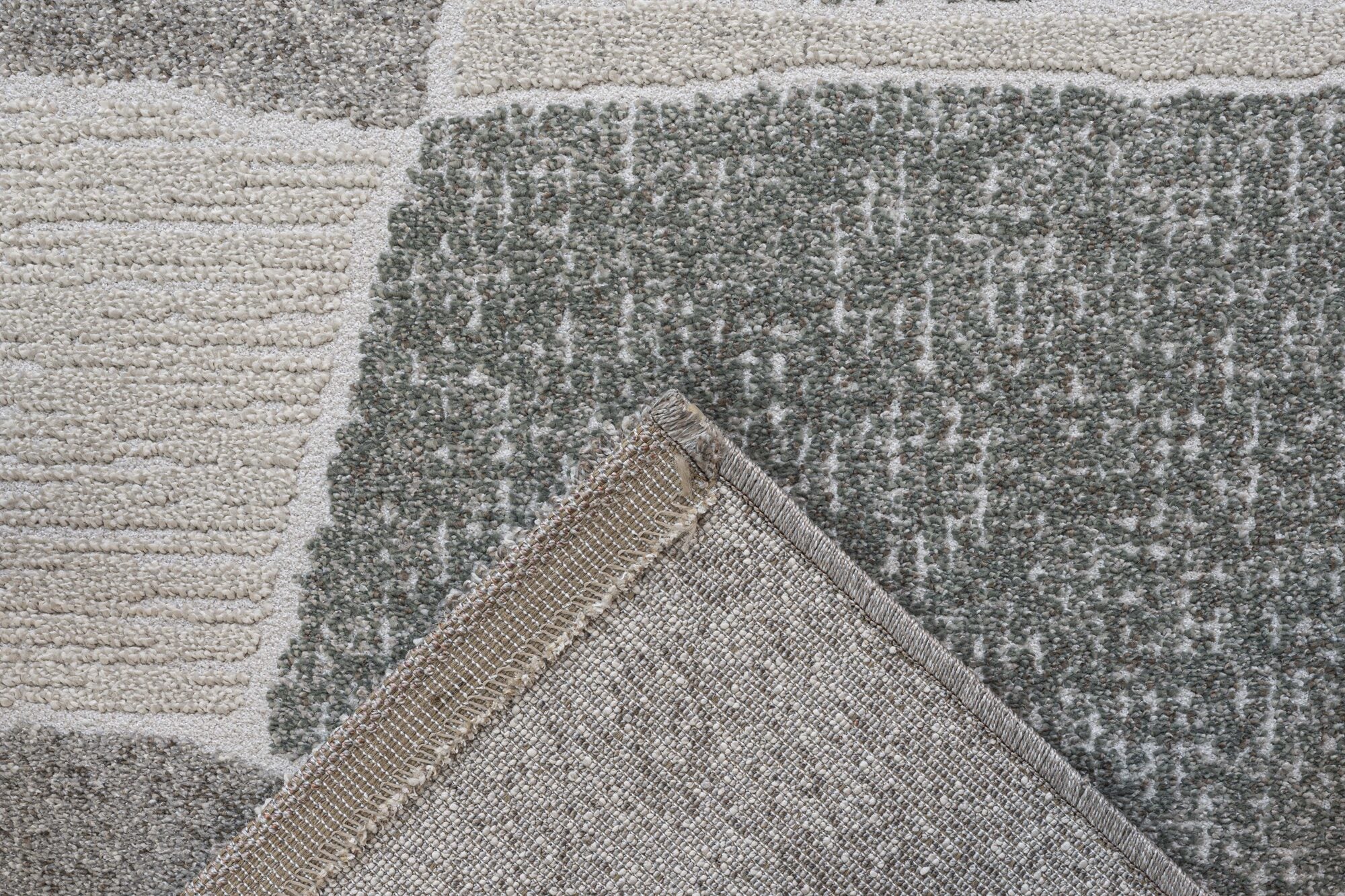 Milano Stone Abstract Green Rug
