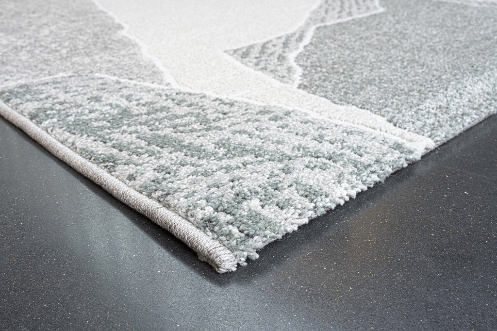 Milano Stone Abstract Green Rug