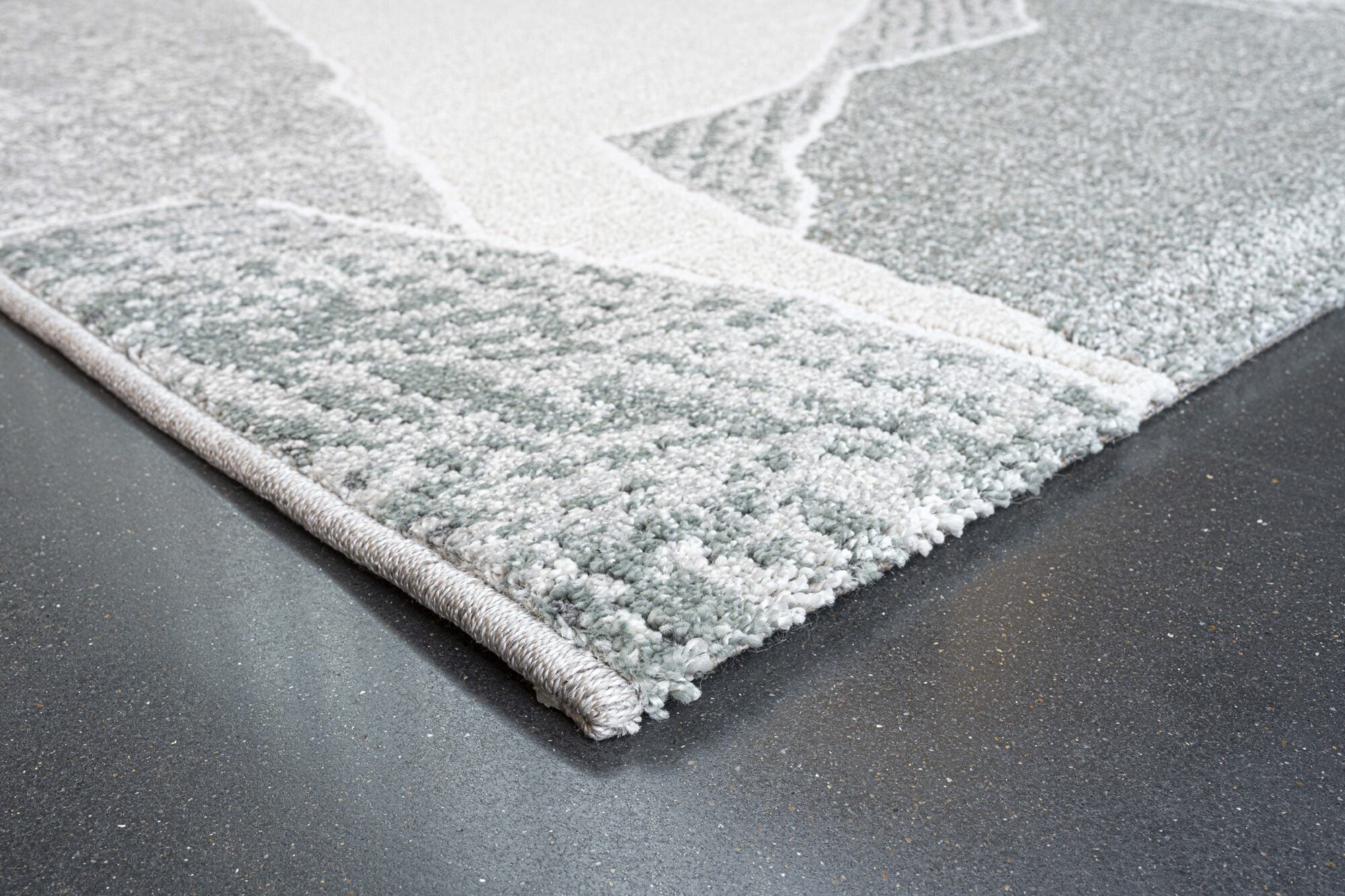 Milano Stone Abstract Green Rug
