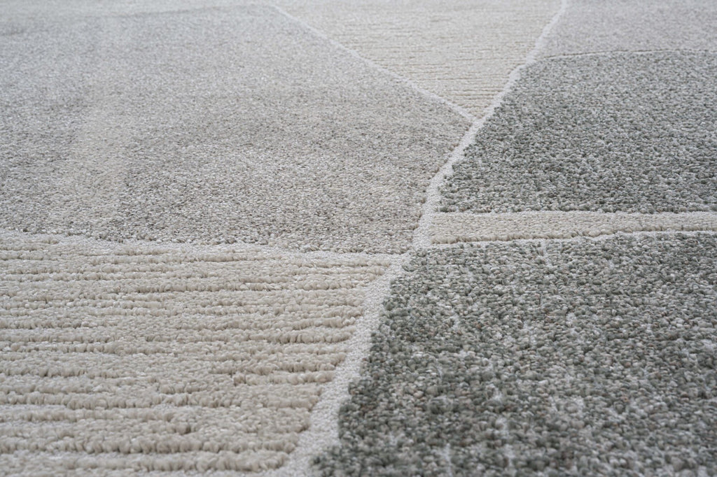 Milano Stone Abstract Green Rug
