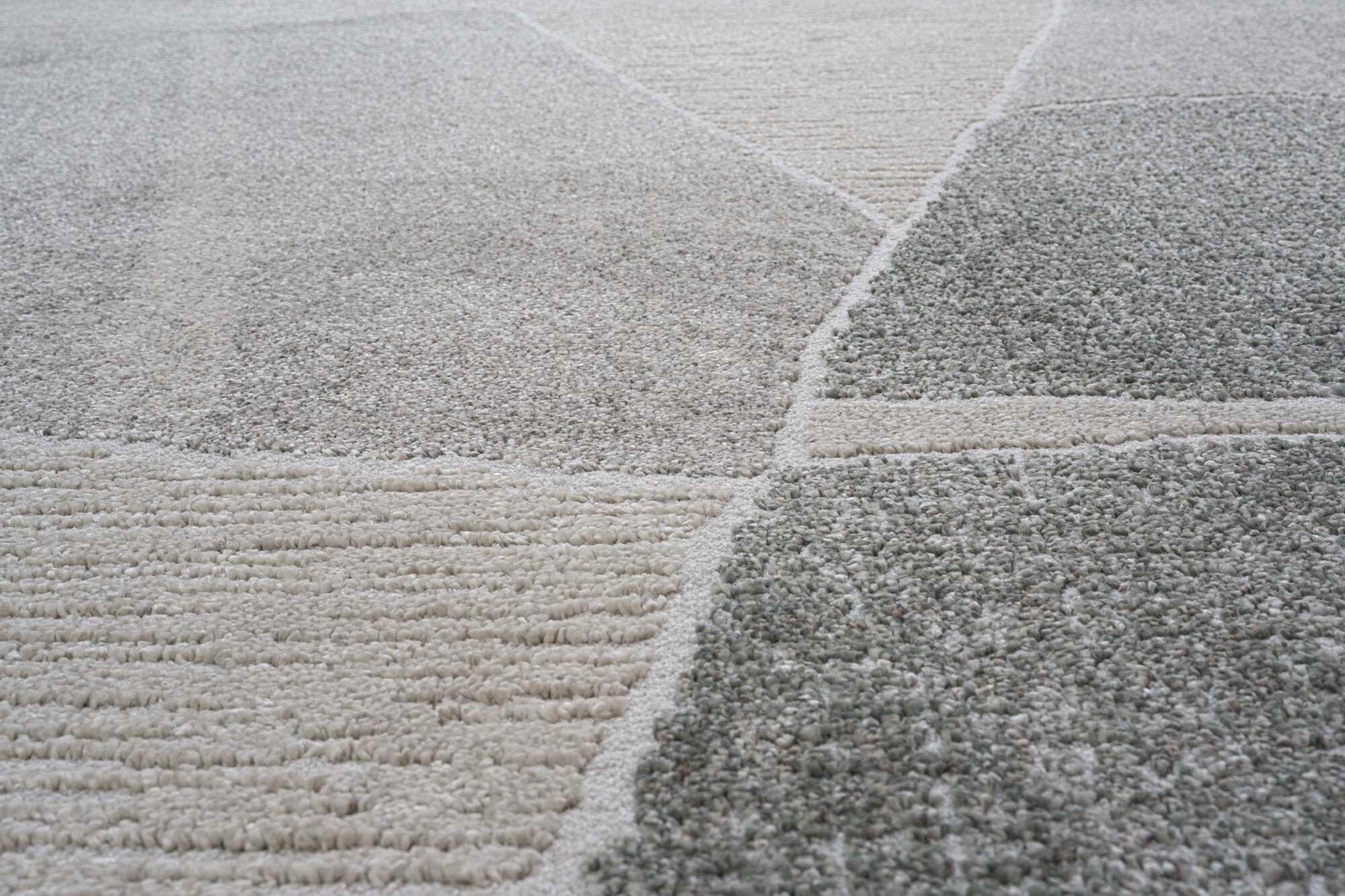 Milano Stone Abstract Green Rug