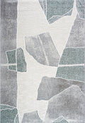 Milano Stone Abstract Green Rug