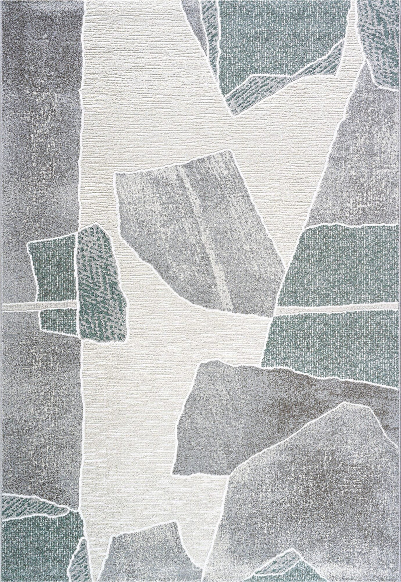 Milano Stone Abstract Green Rug