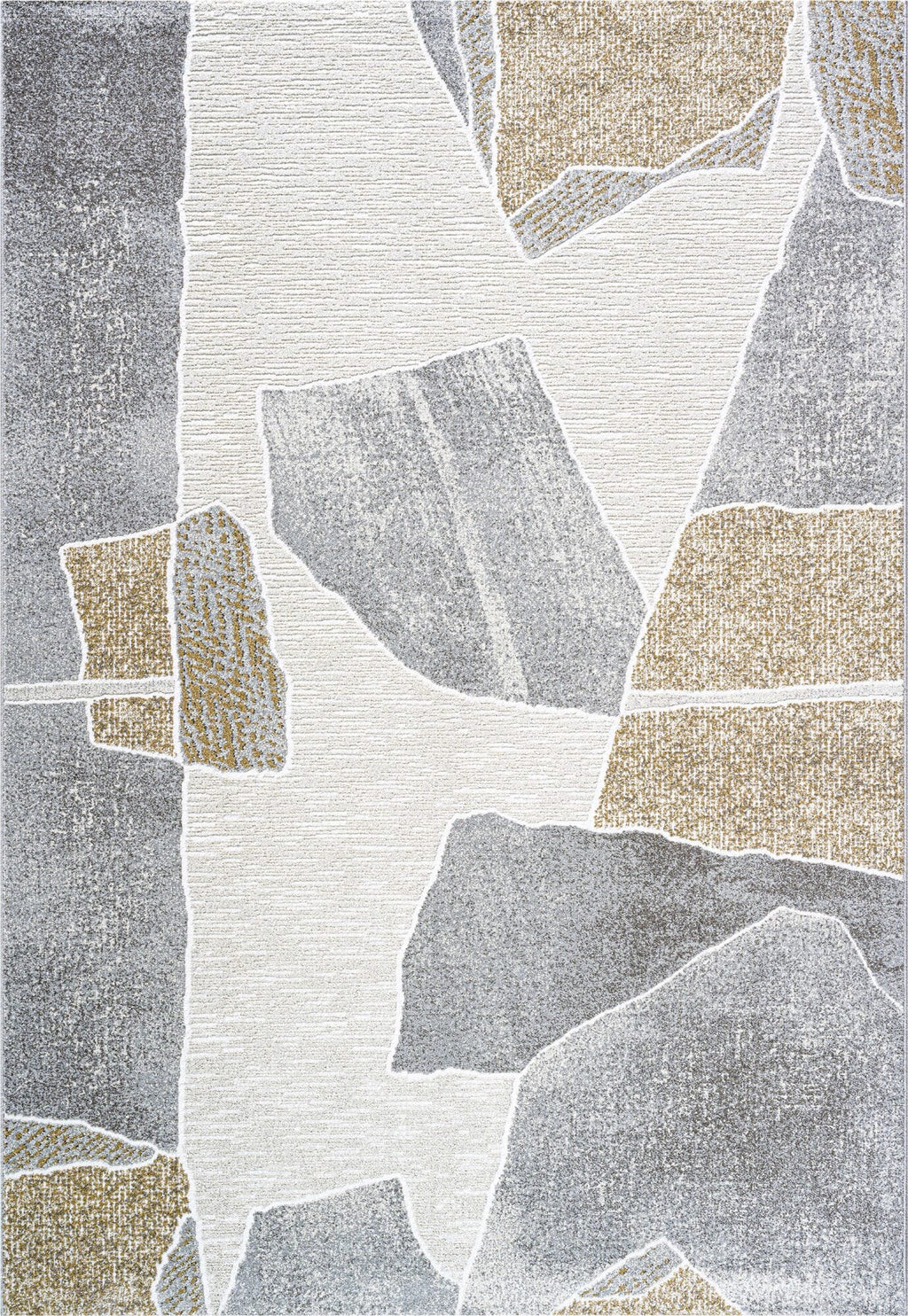 Milano Stone Abstract Gold Rug
