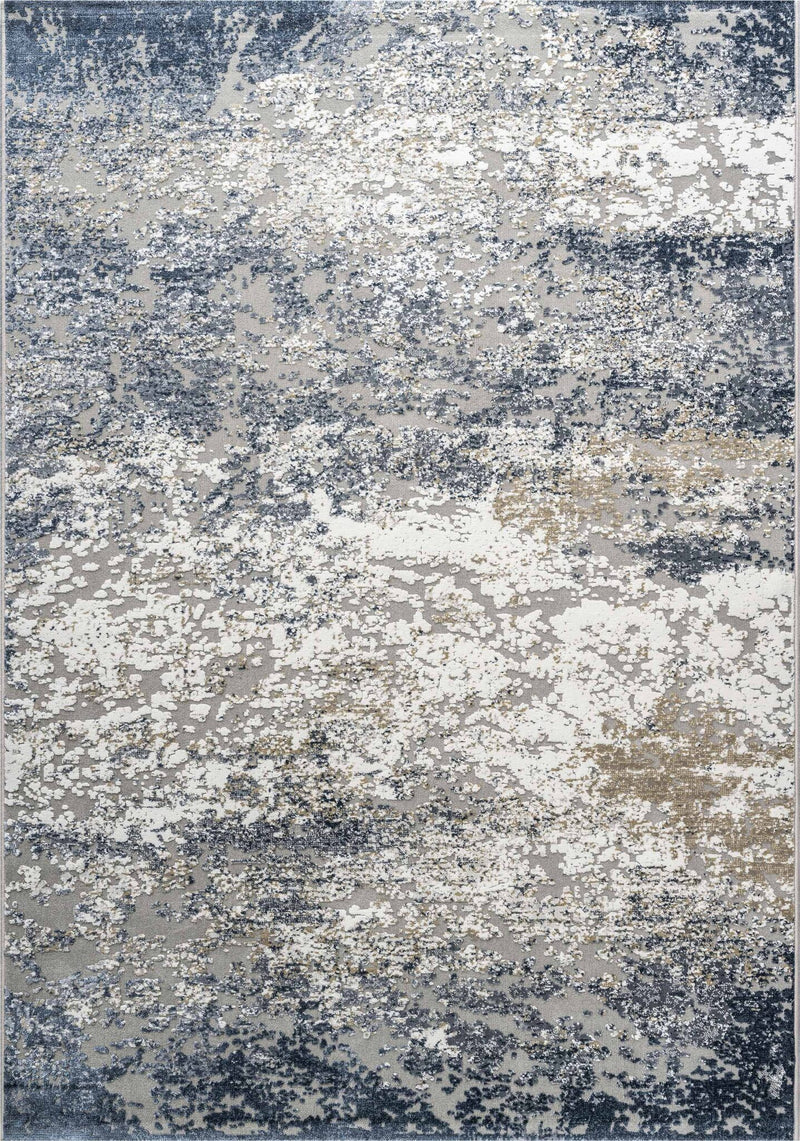 Canyon Eroded Plain Blue Rug