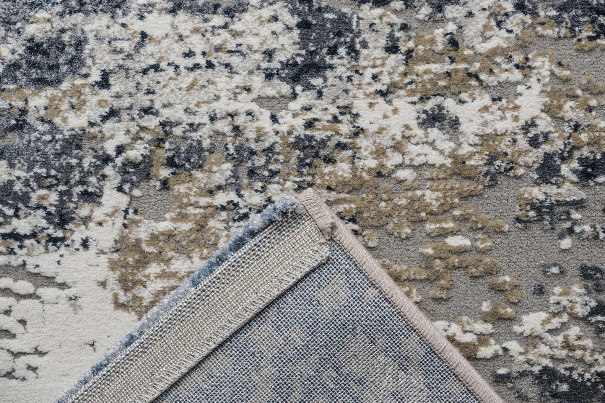 Canyon Eroded Plain Blue Rug