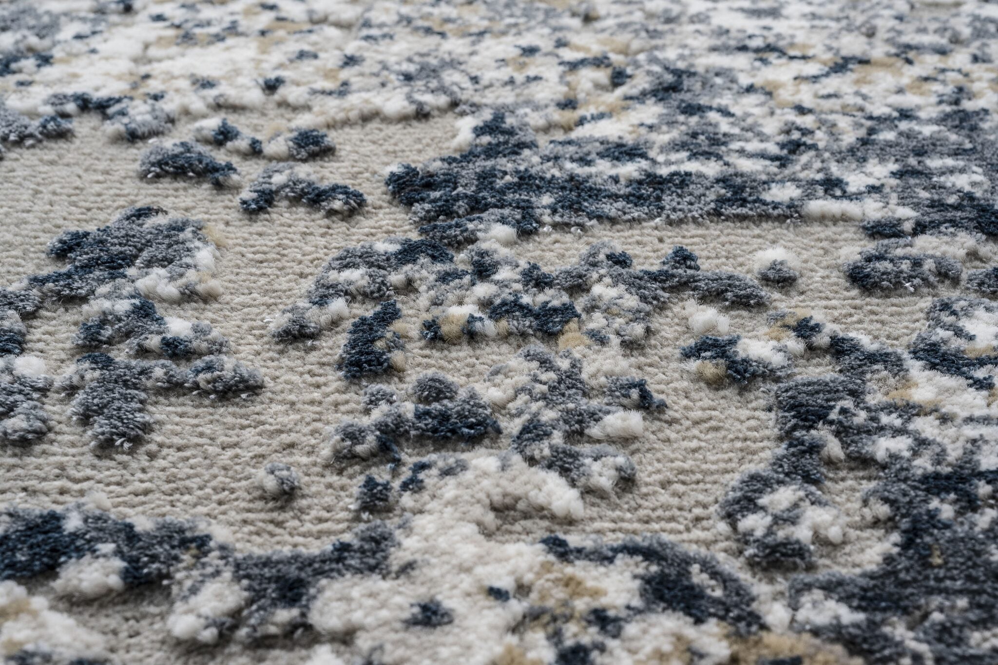 Canyon Eroded Plain Blue Rug