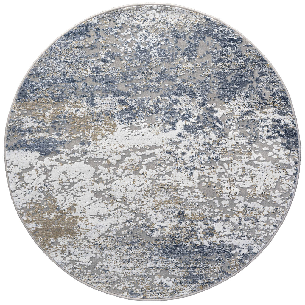 Canyon Eroded Plain Blue Rug