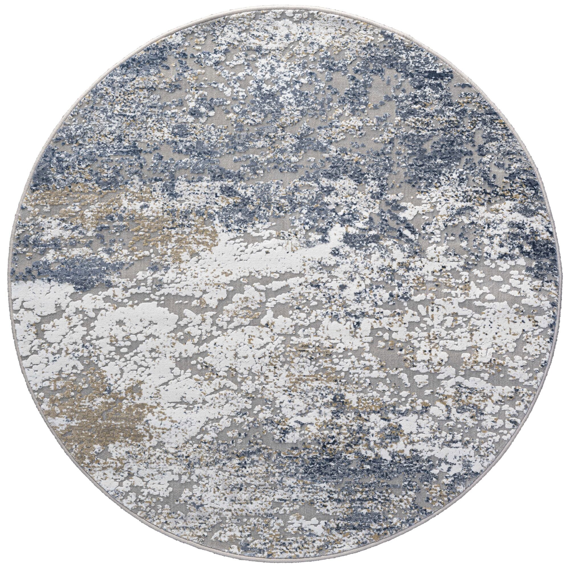 Canyon Eroded Plain Blue Rug