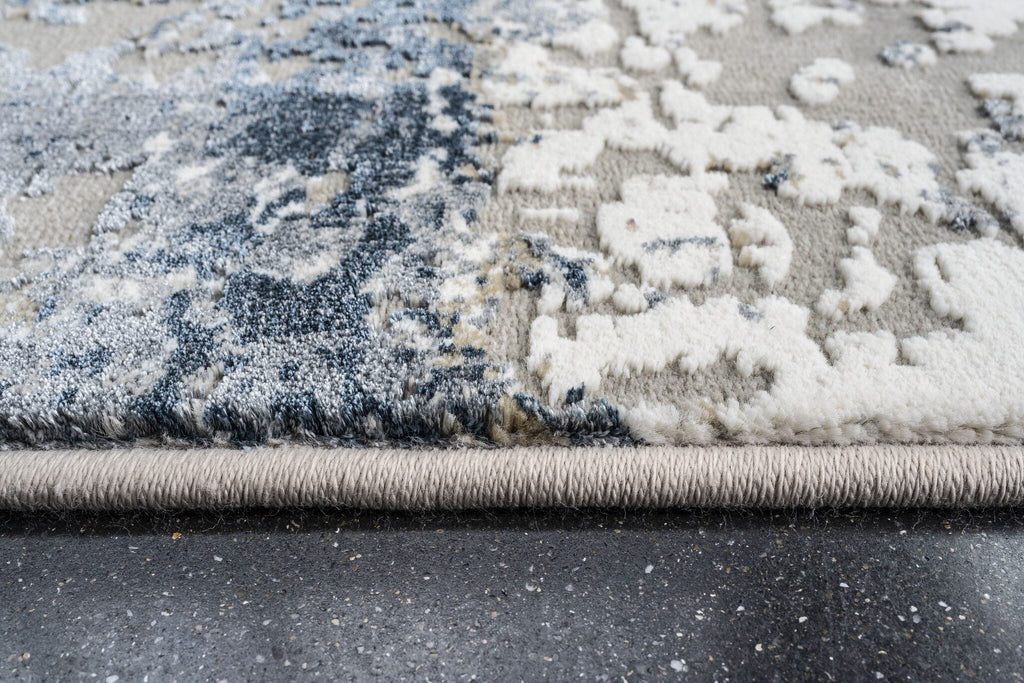 Canyon Eroded Plain Blue Rug
