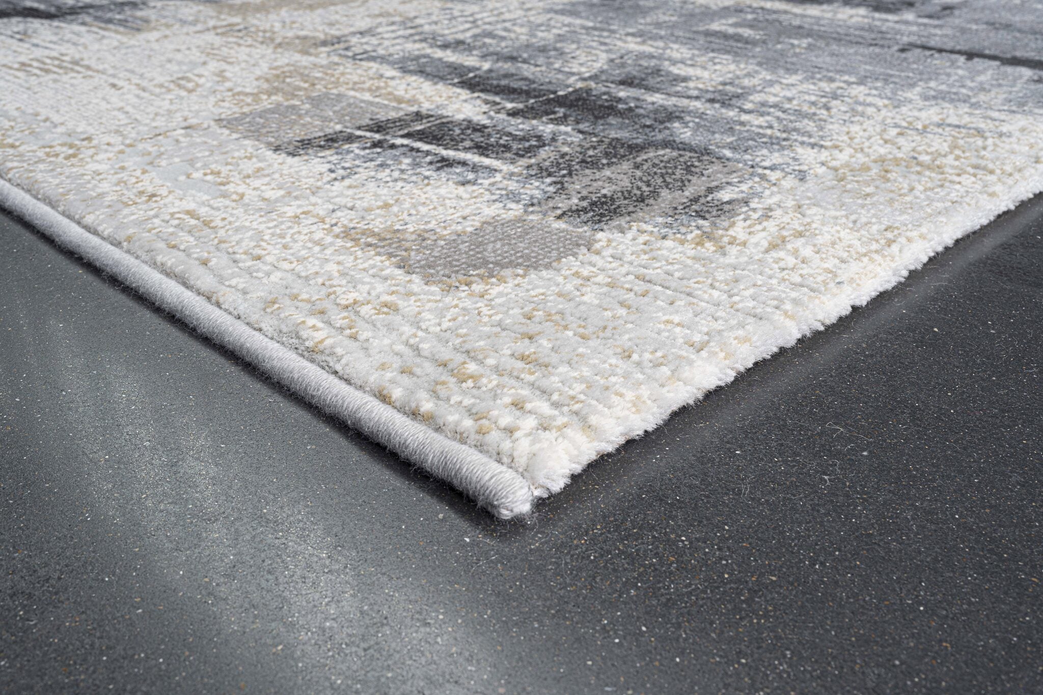 Canyon Brushed Patch Lt.Grey Rug