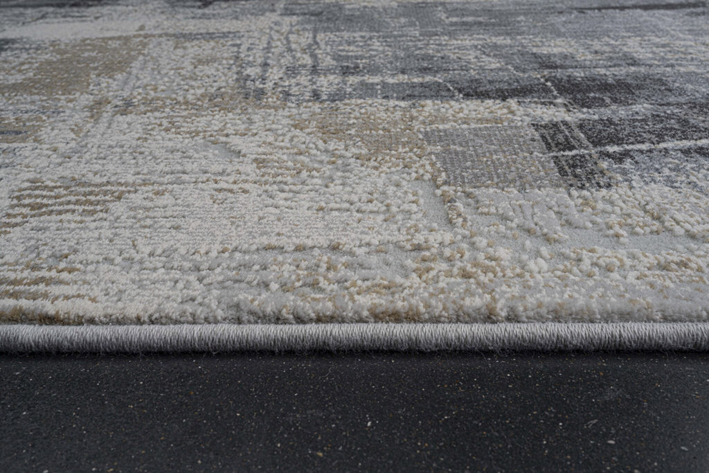 Canyon Brushed Patch Lt.Grey Rug