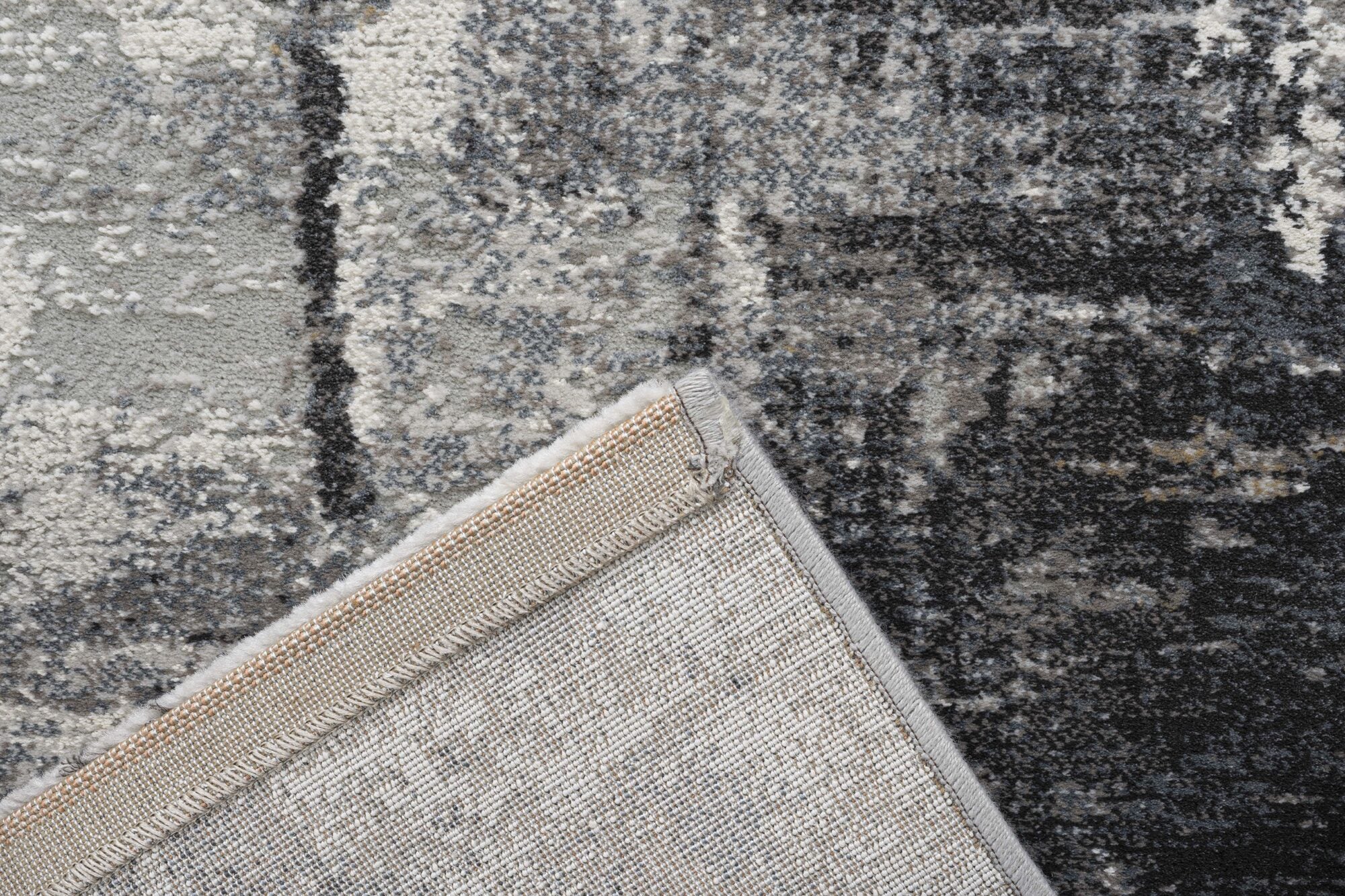 Canyon Patchwork Vintage Grey Rug