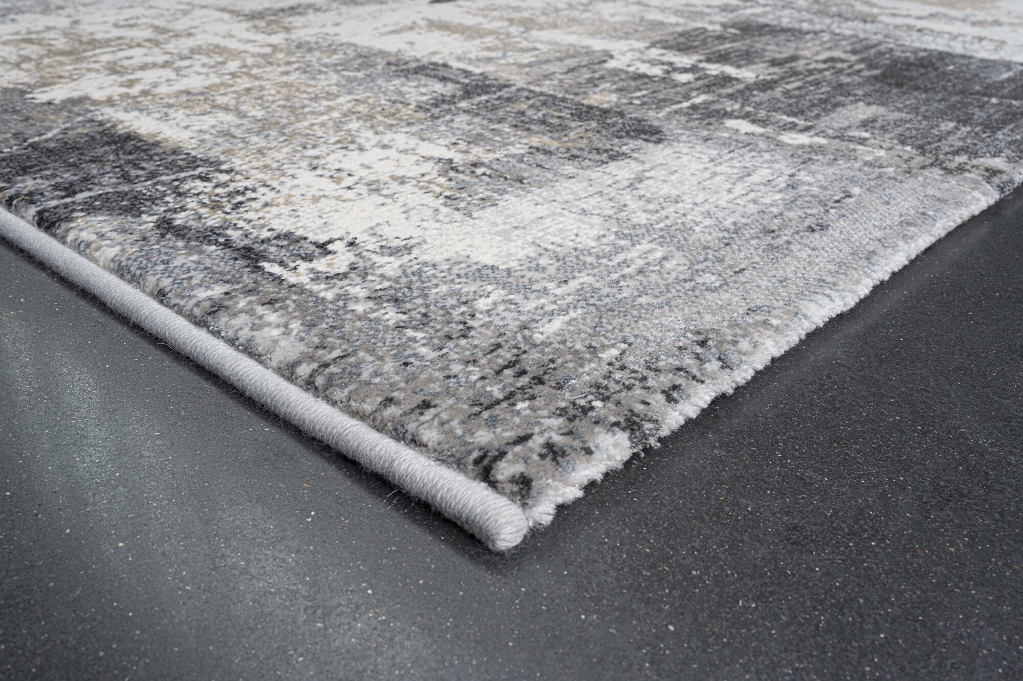 Canyon Patchwork Vintage Grey Rug