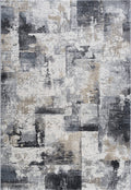 Canyon Patchwork Vintage Grey Rug