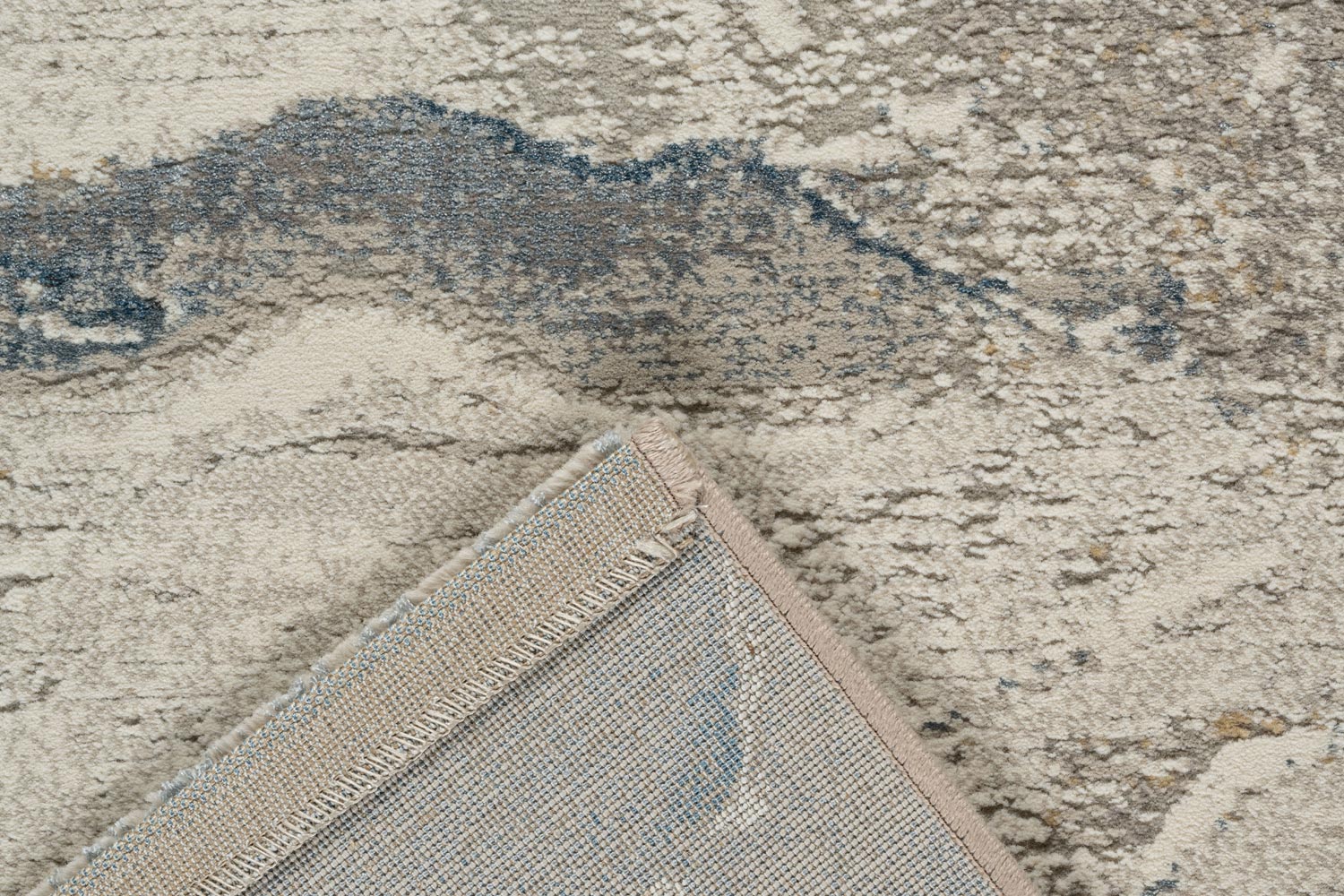 Canyon Lava Flow Blue Rug