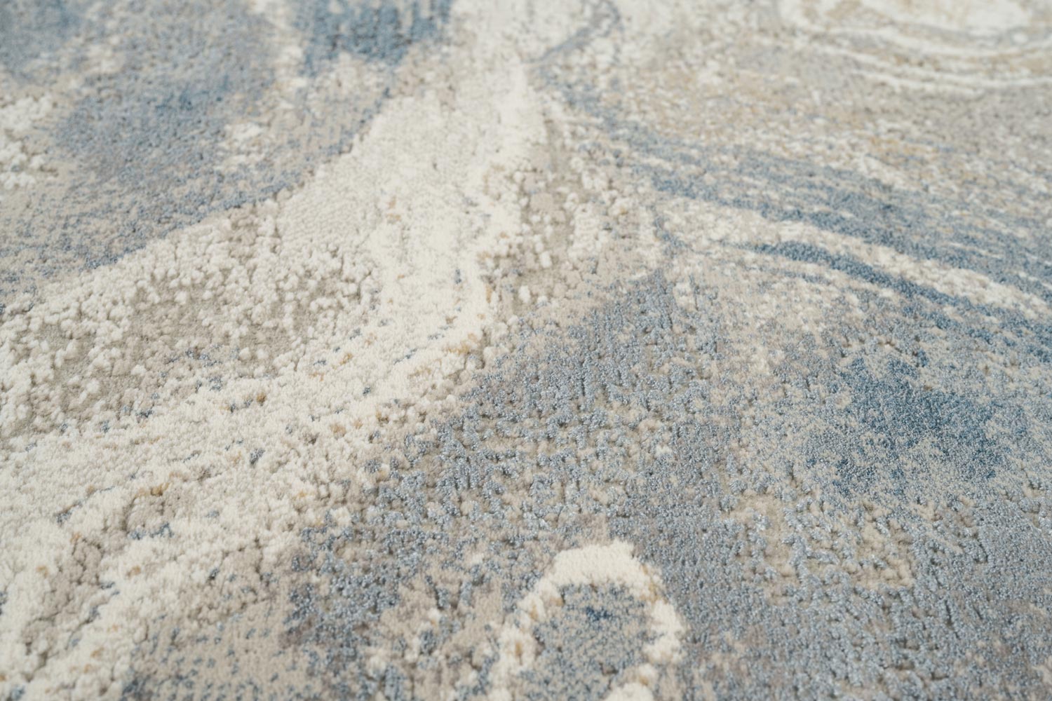 Canyon Lava Flow Blue Rug