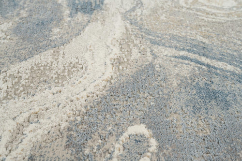 Canyon Lava Flow Blue Rug