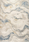 Canyon Lava Flow Blue Rug