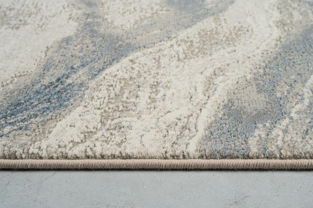 Canyon Lava Flow Blue Rug