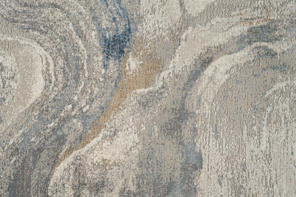Canyon Lava Flow Blue Rug