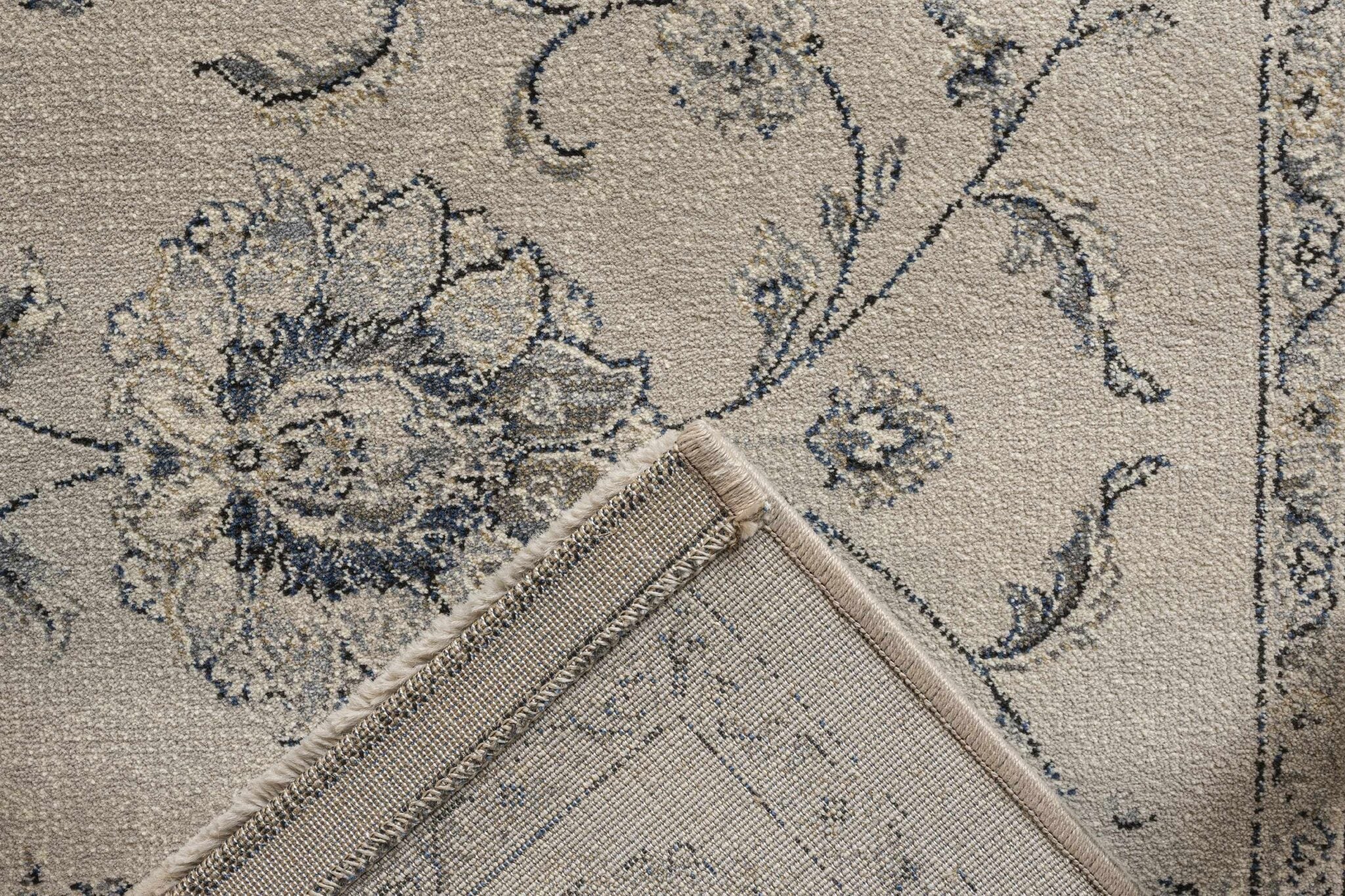 Da Vinci Kashan Floral Ivory Rug