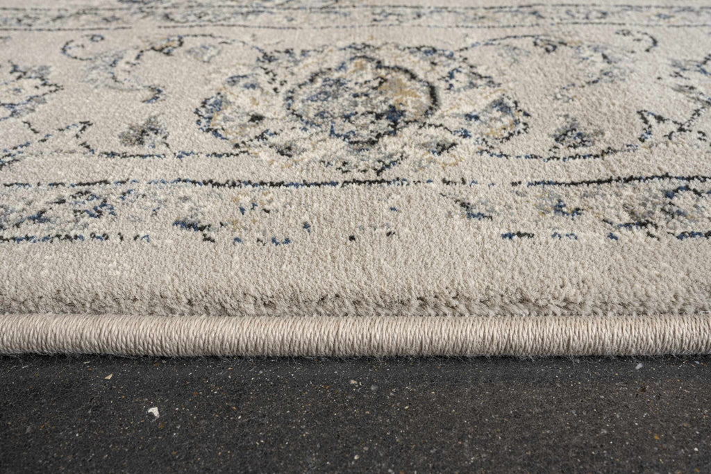 Da Vinci Kashan Floral Ivory Rug