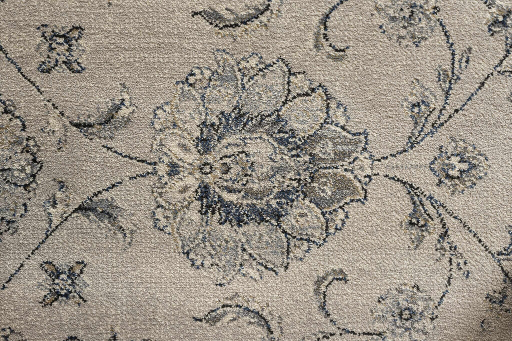 Da Vinci Kashan Floral Ivory Rug