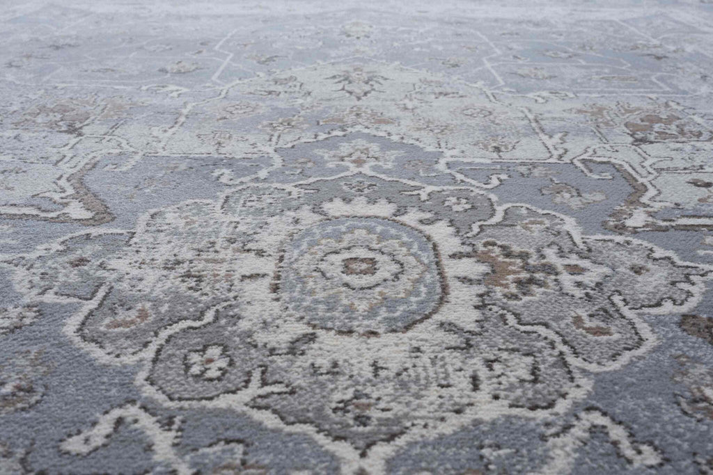 Da Vinci Heriz Medallion Blue Rug