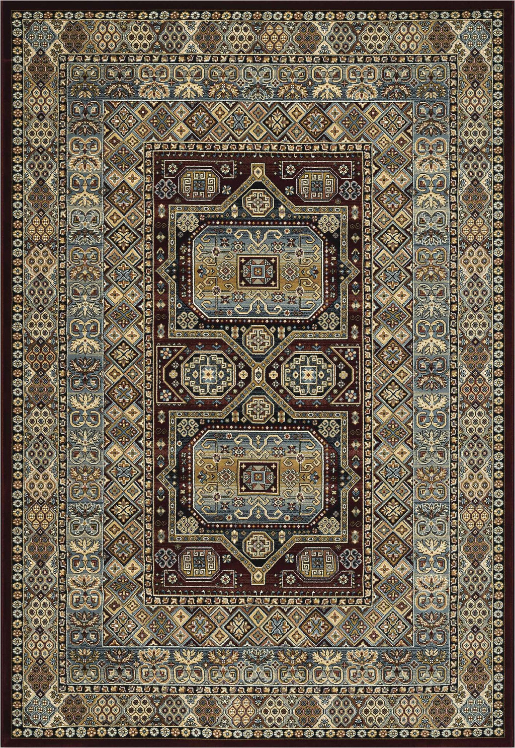 Da Vinci Kazak Tribal Red Rug