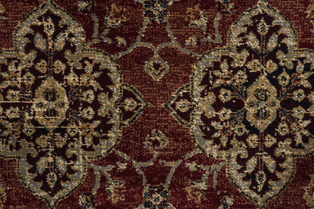 Da Vinci Bakhtiari Panel Red Rug