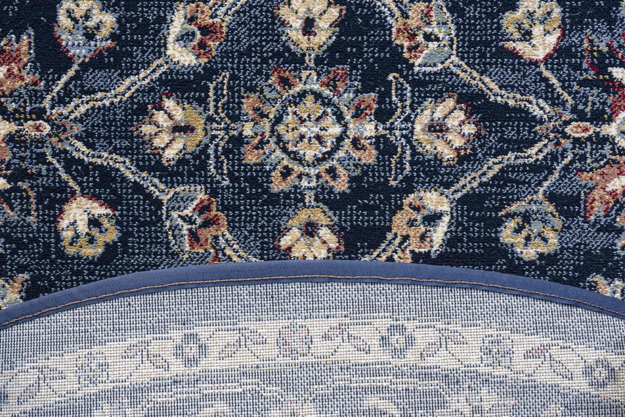 Da Vinci Isfahan Floral Navy Rug
