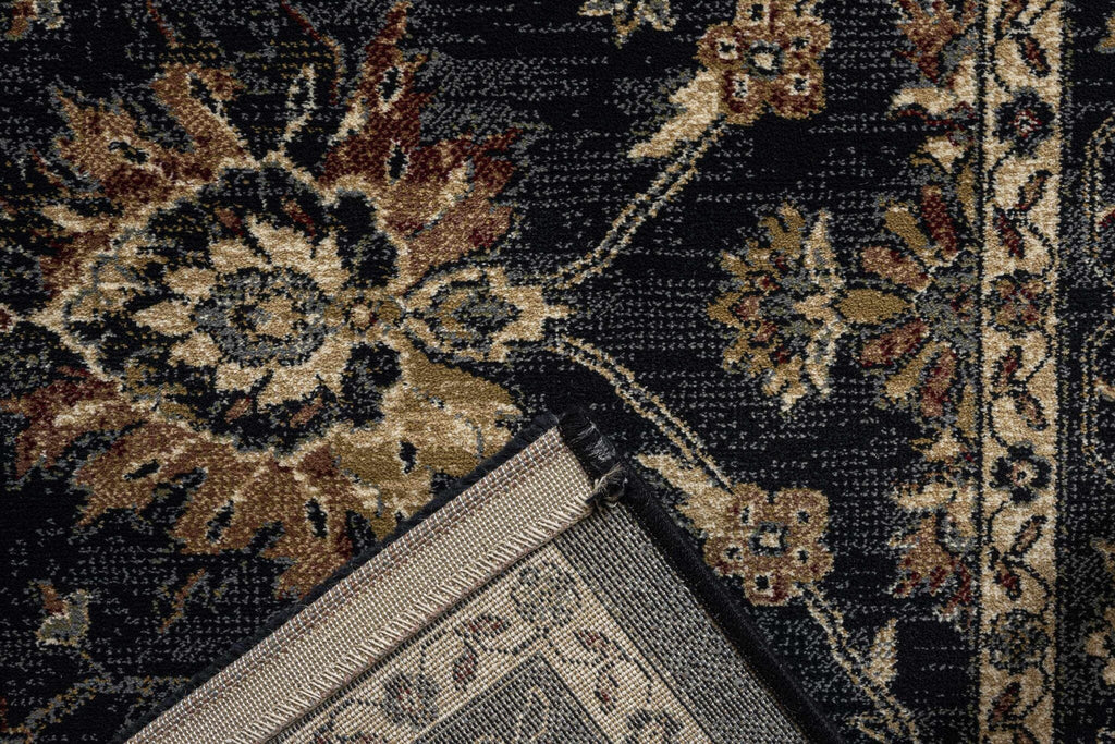 Da Vinci Isfahan Floral Navy Rug