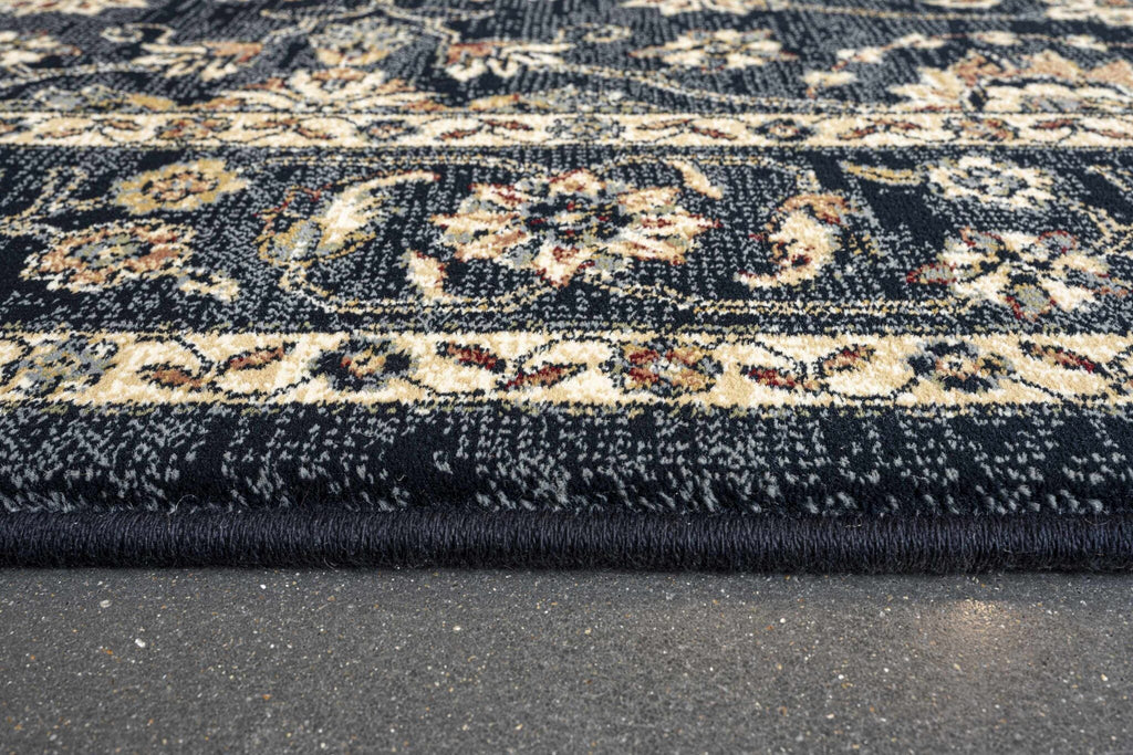 Da Vinci Isfahan Floral Navy Rug