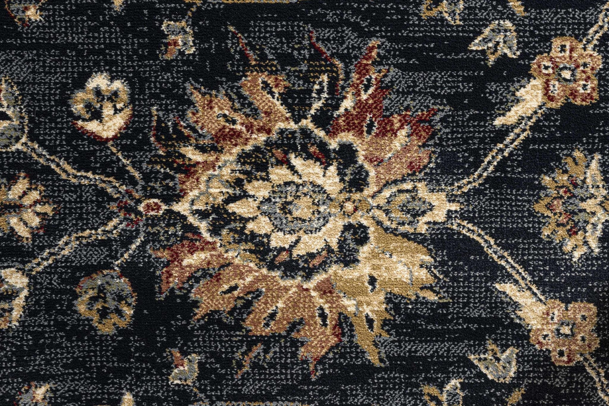 Da Vinci Isfahan Floral Navy Rug