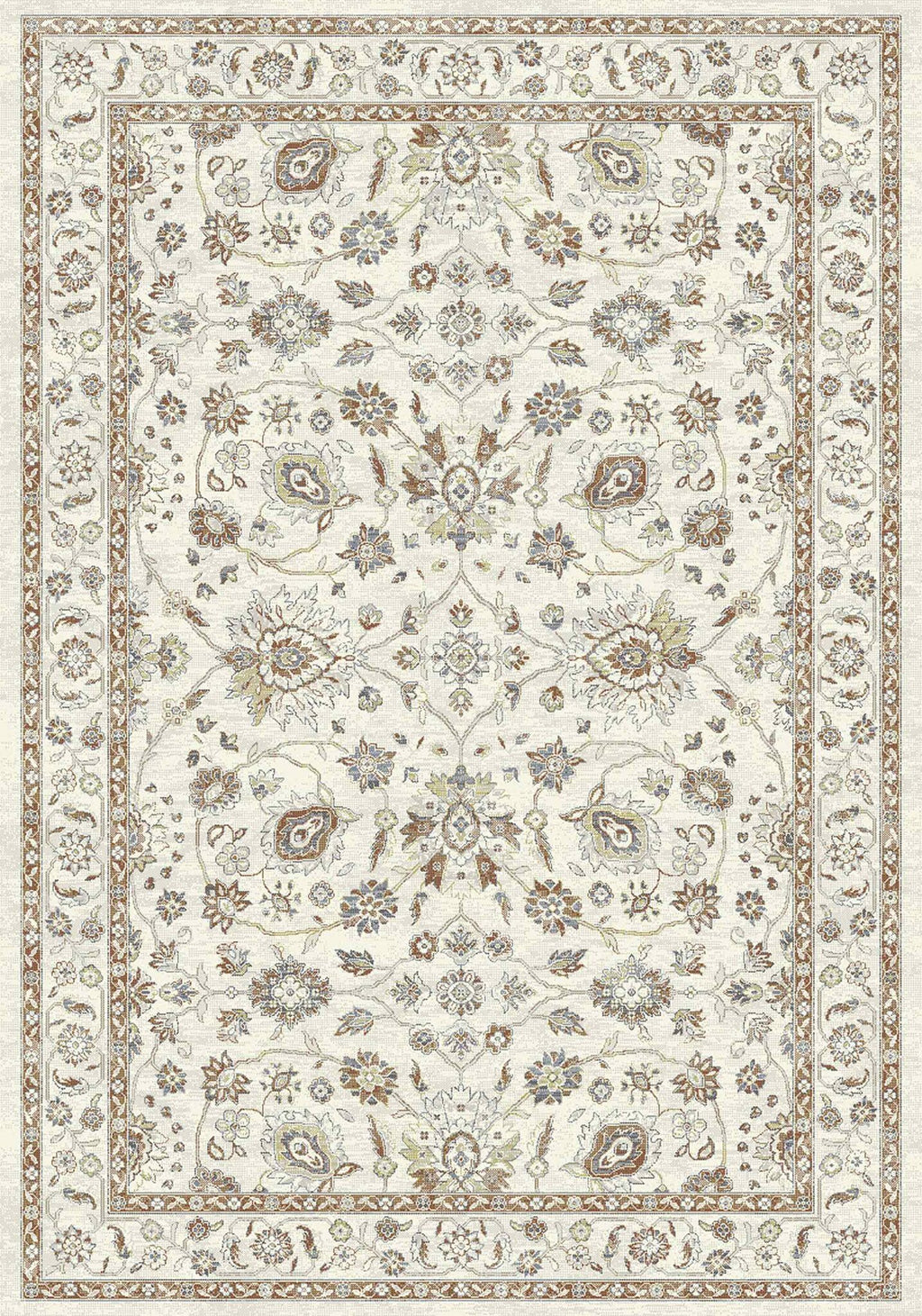 Da Vinci Isfahan Floral Cream Rug