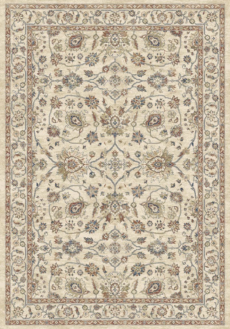 Da Vinci Isfahan Floral Beige Rug