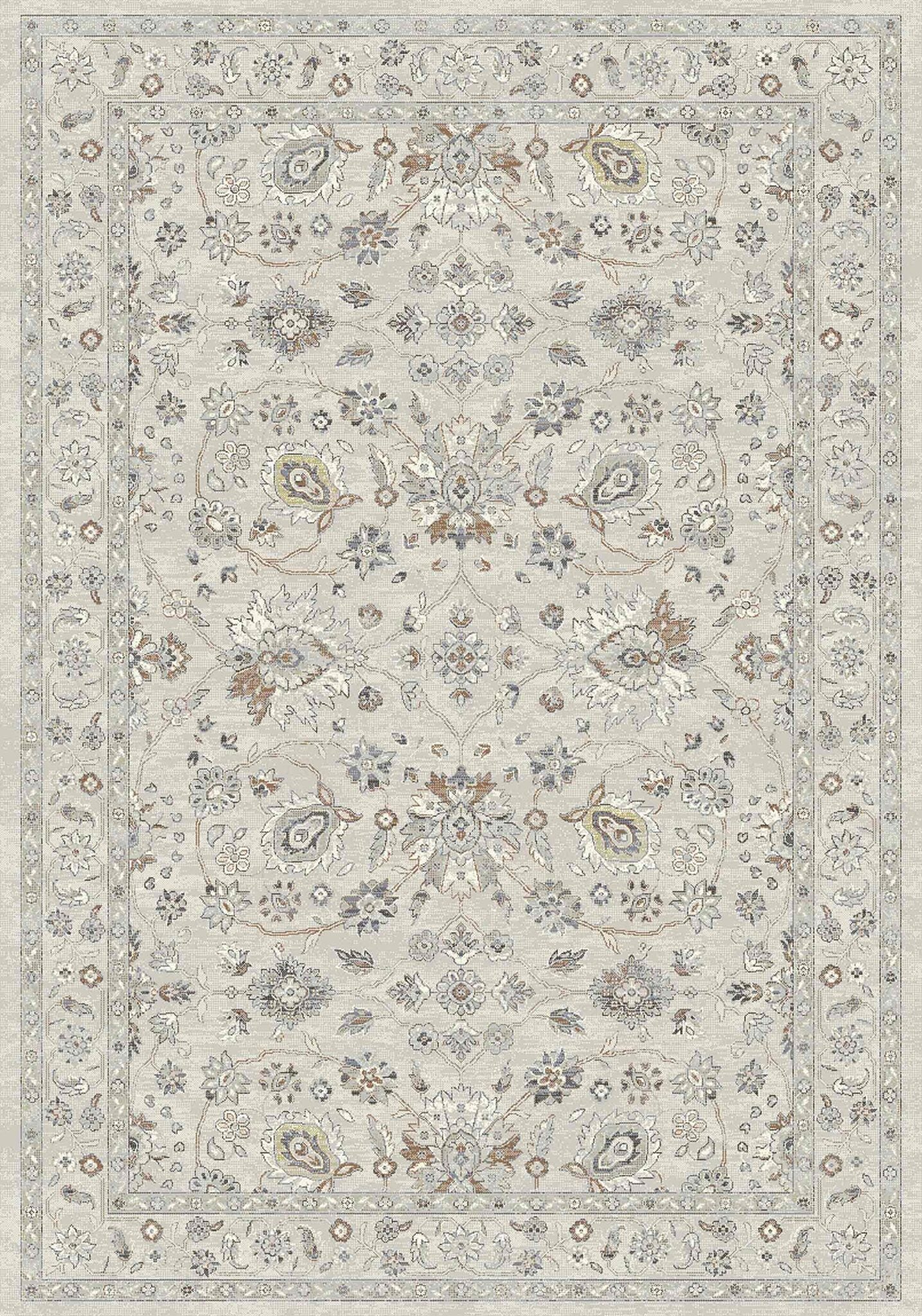 Da Vinci Isfahan Floral Taupe Rug