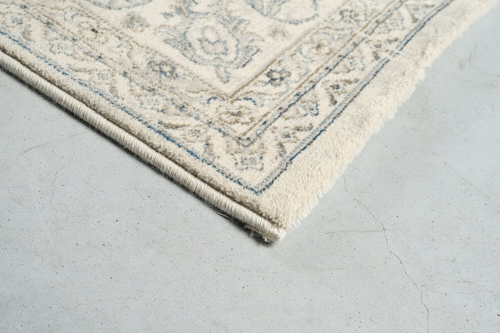 Da Vinci Faded Medallion Ivory Rug