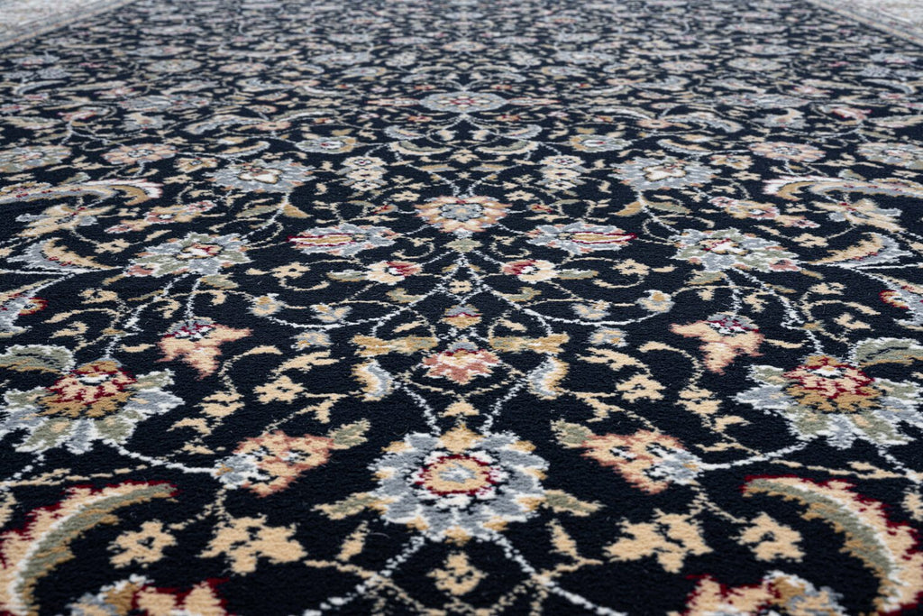 Da Vinci Classic Kashan Navy Rug