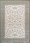 Da Vinci Classic Kashan Green Rug