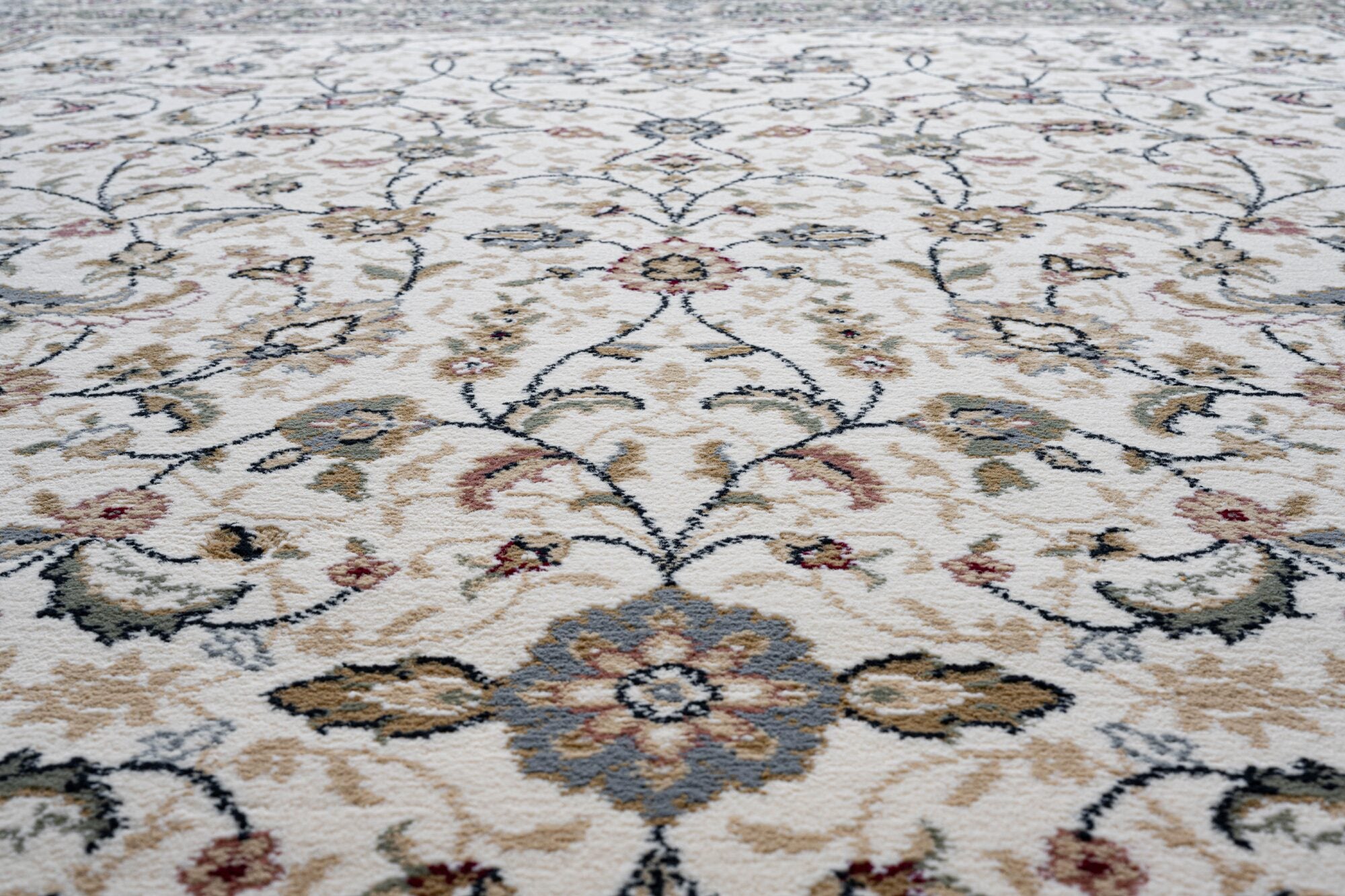 Da Vinci Classic Kashan Green Rug