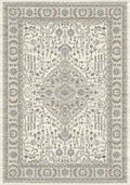 Da Vinci Tabriz Medallion Cream Rug