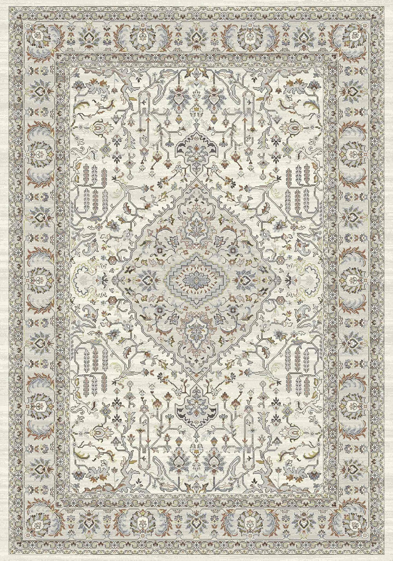 Da Vinci Tabriz Medallion Cream Rug