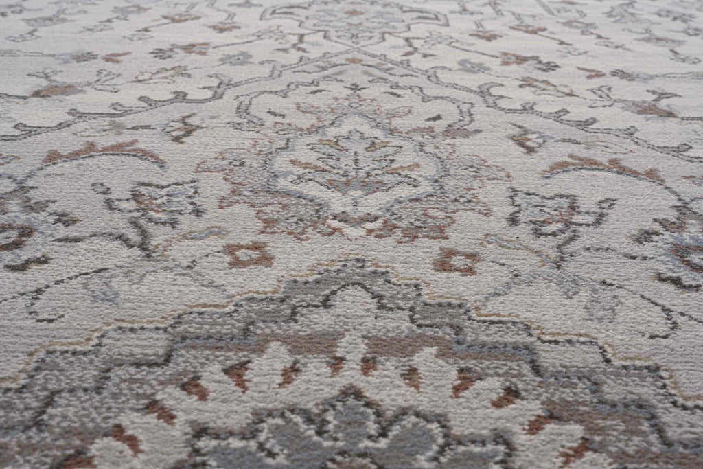 Da Vinci Tabriz Medallion Cream Rug