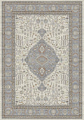 Da Vinci Tabriz Medallion Blue Rug