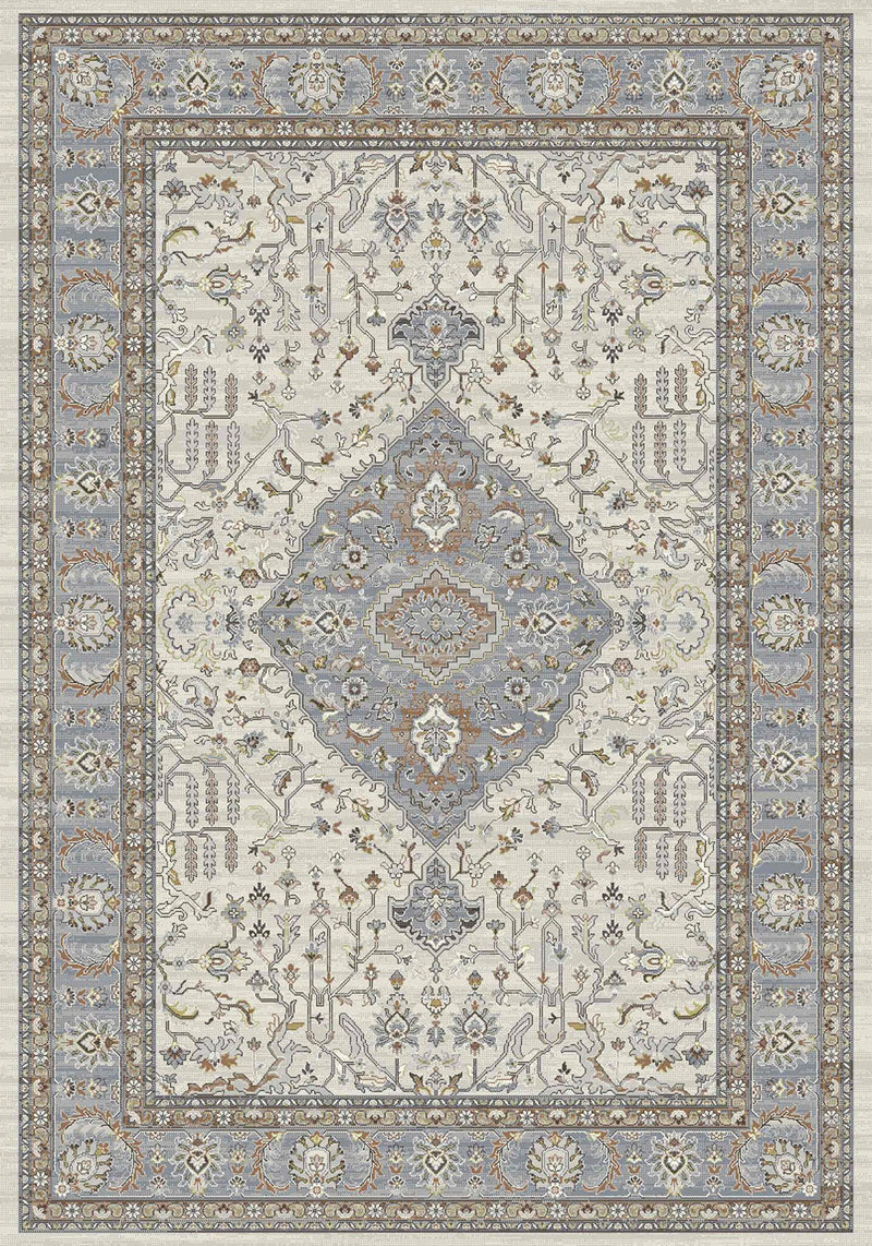 Da Vinci Tabriz Medallion Blue Rug