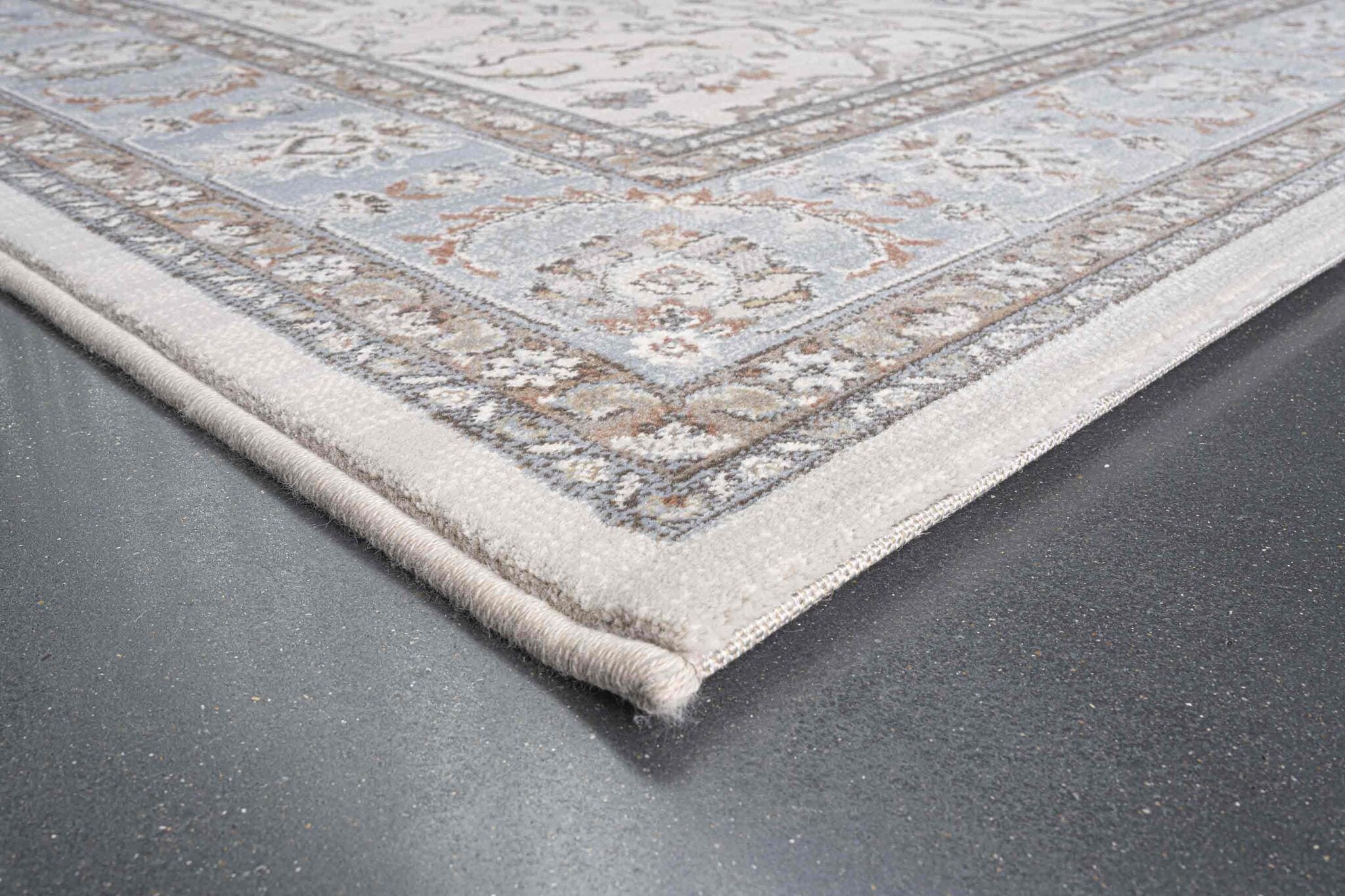 Da Vinci Tabriz Medallion Blue Rug